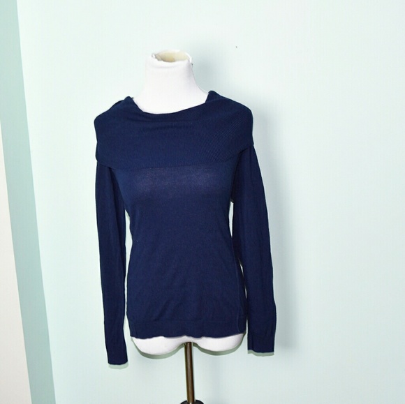 Sweaters - Beautiful Deep Blue Cowl Neck Shirt